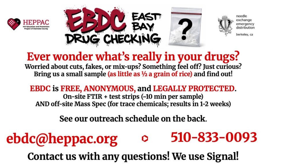 Ebdc Structure East Bay Drug Checking (EBDC) - HEPPAC
